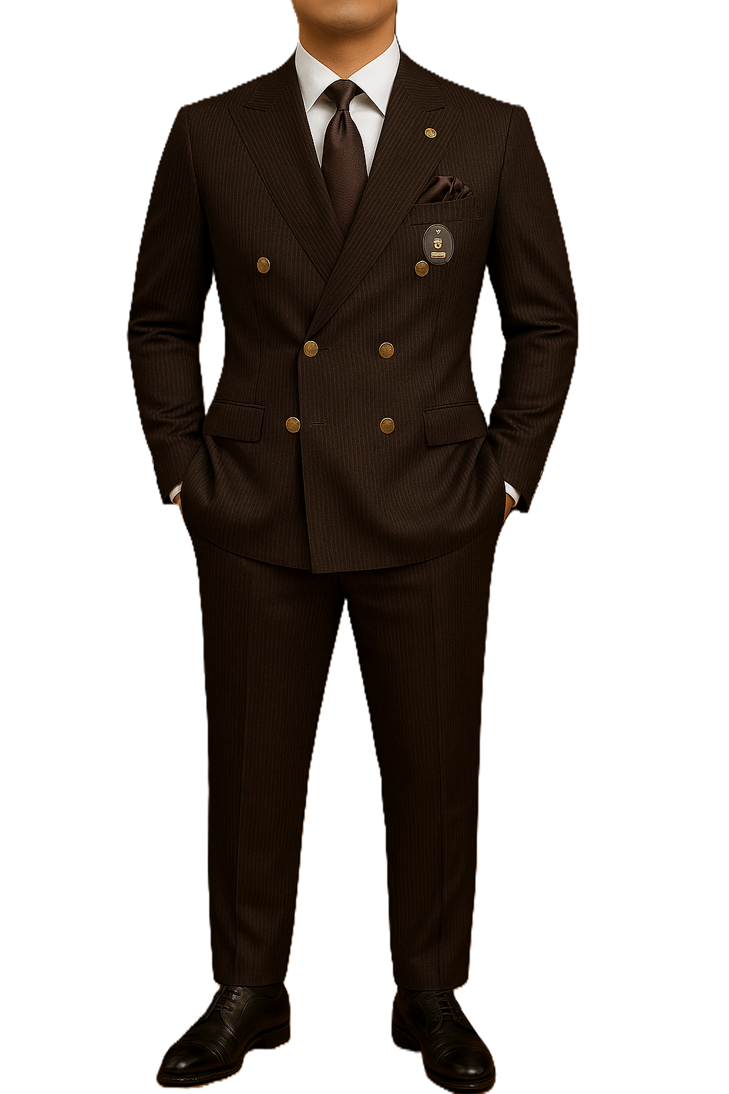 Men's Crossover Suit (Brown)