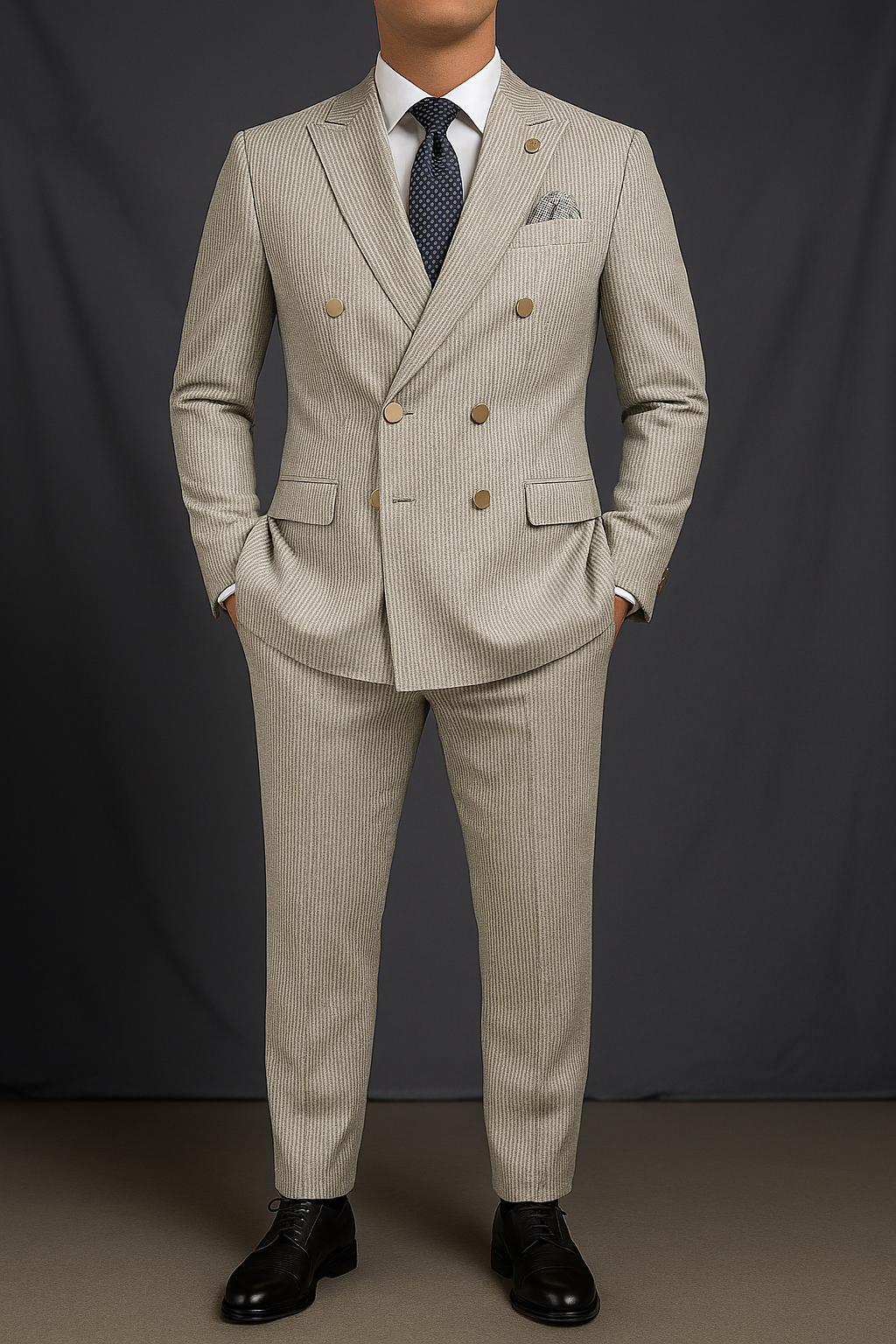 Men's Crossover Suit (Beige)