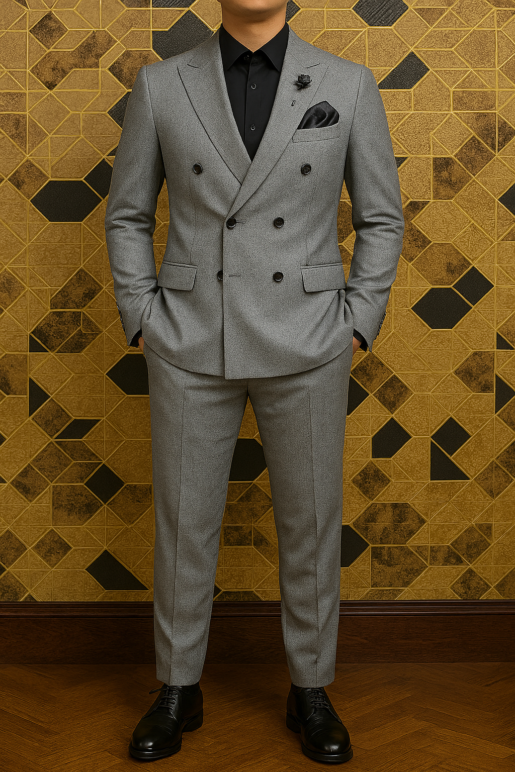 Men's Crossover Suit (Light Grey)