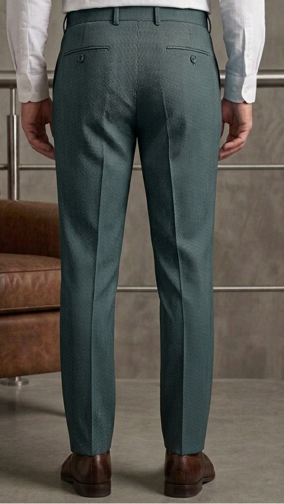 Formal Trouser/ Dress Pants (Teal Grey)