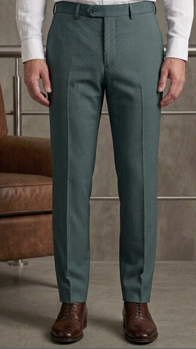 Formal Trouser/ Dress Pants (Teal Grey)
