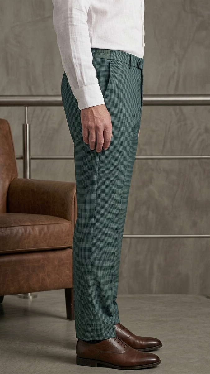 Formal Trouser/ Dress Pants (Teal Grey)